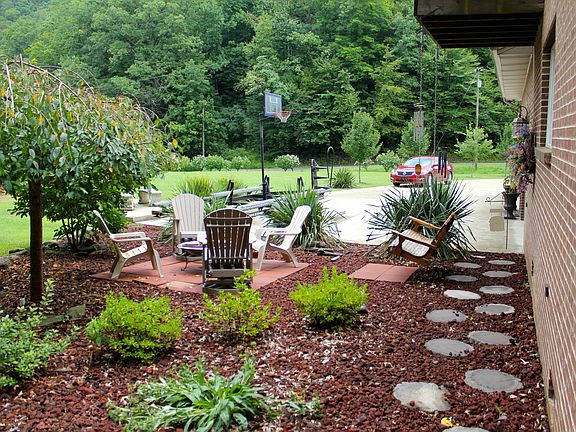 Outside fire pit area