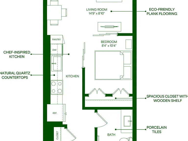 A4 floor plan The Iris