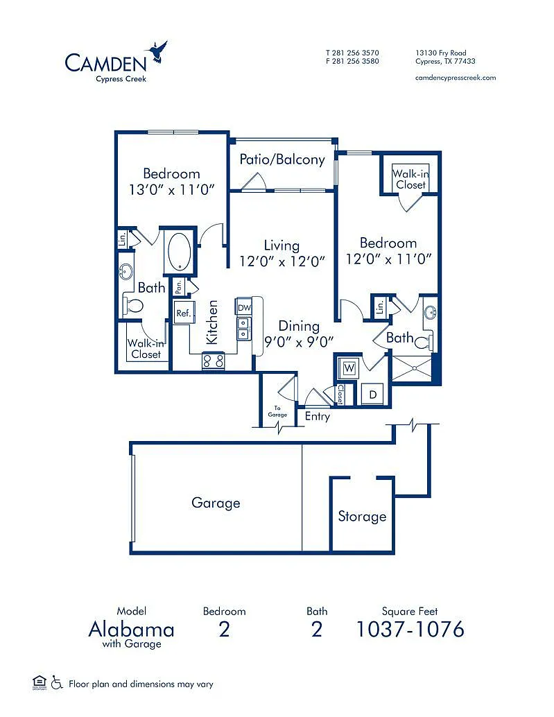 Floor plan Alabama - G