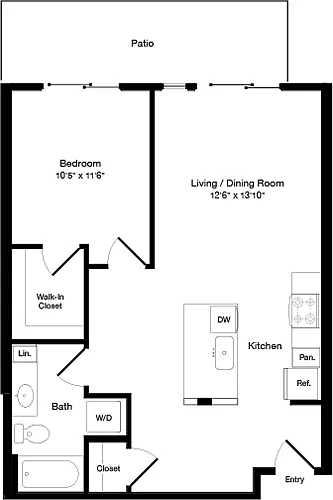 Floor plan A2 West- Floor 2
