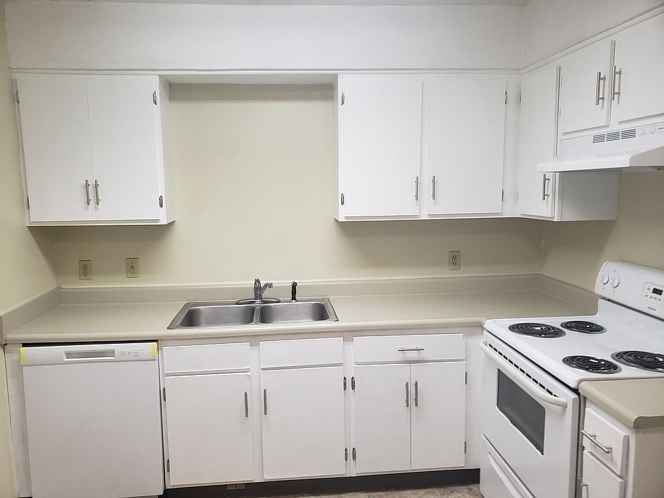 Kitchen with refurbished cabinets and counter tops