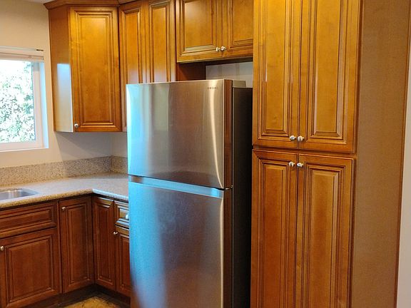 Large Fridge and ex large pantry.