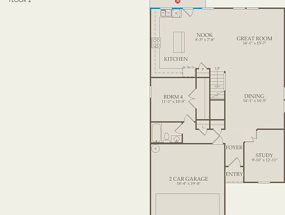 Mesilla Floor Plan, Quick Move-in Home, Floor 1