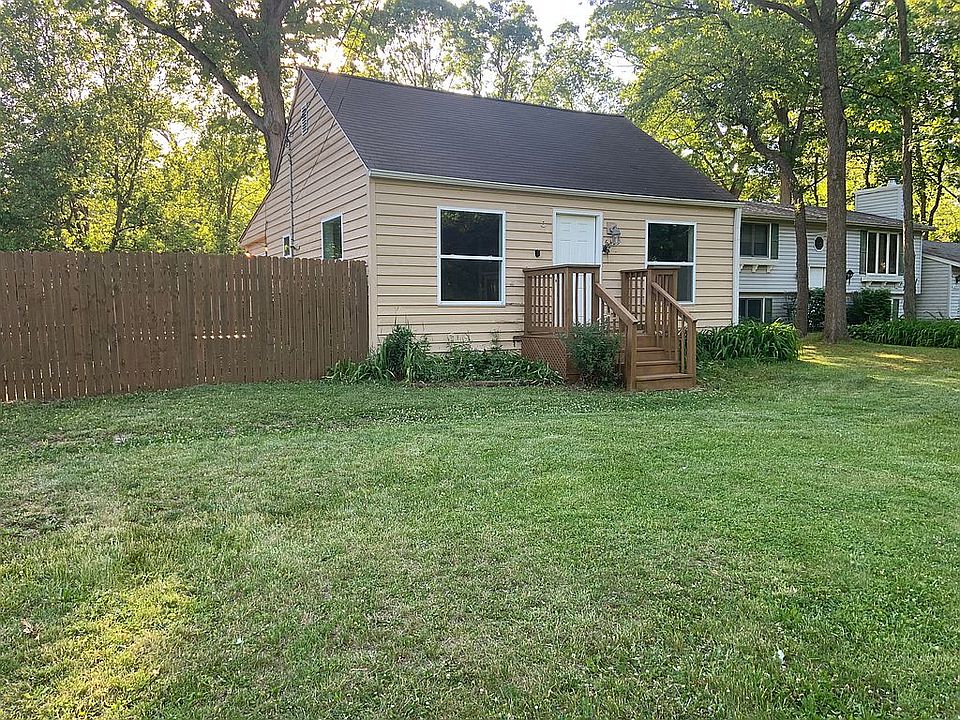 Front yard looking at house