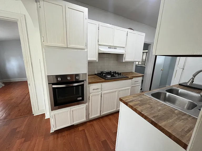 Upgraded galley kitchen.