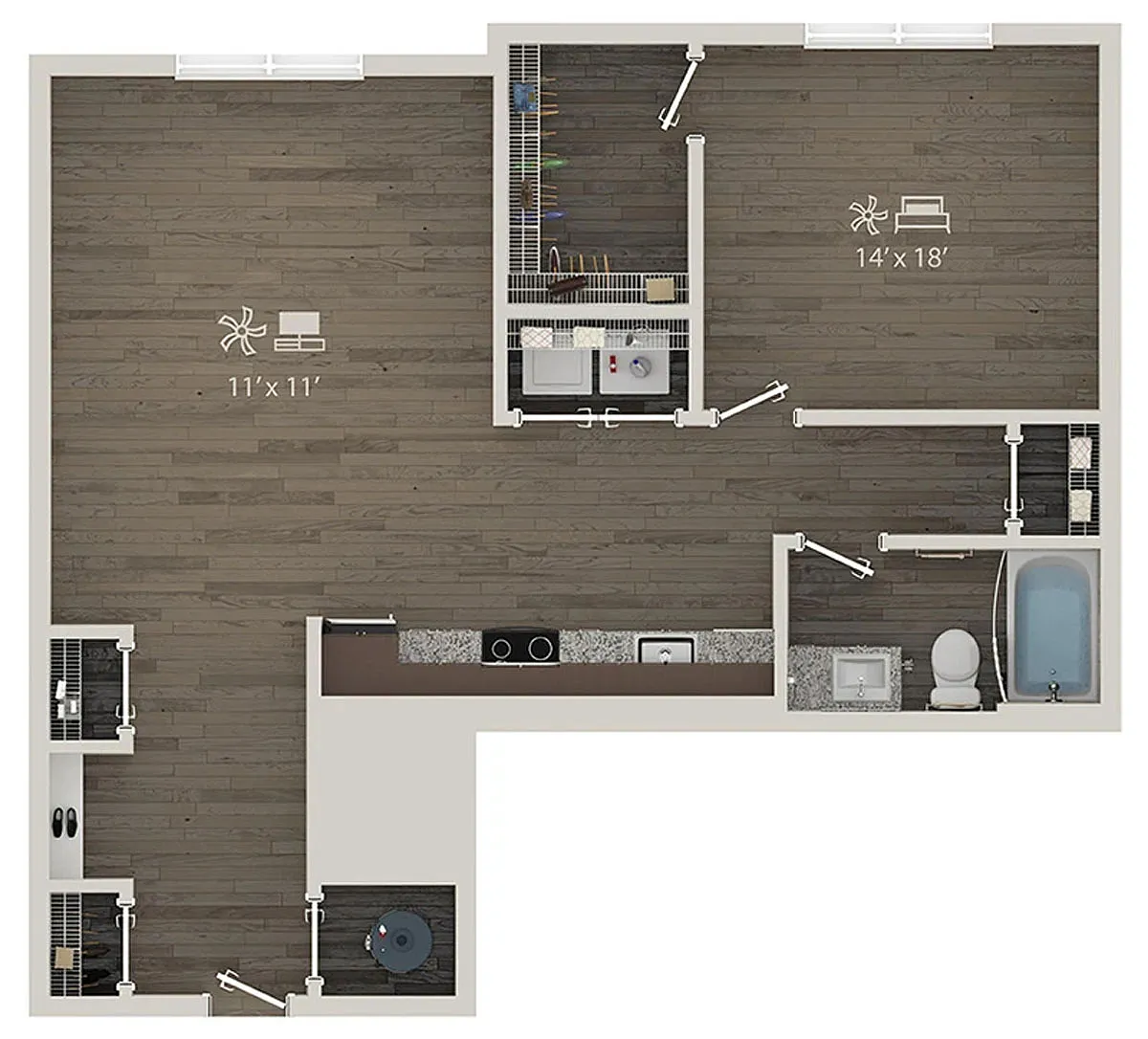 Floor plan Sunset