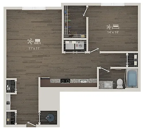 Floor plan Sunset
