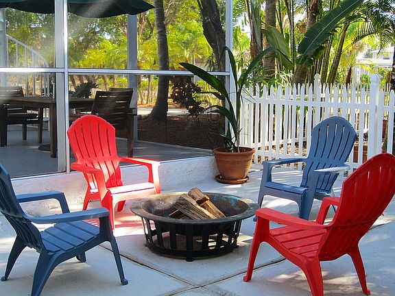 Fire pit area