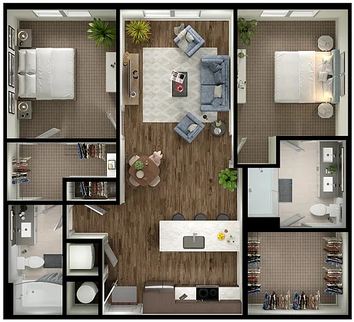 Floor plan B2