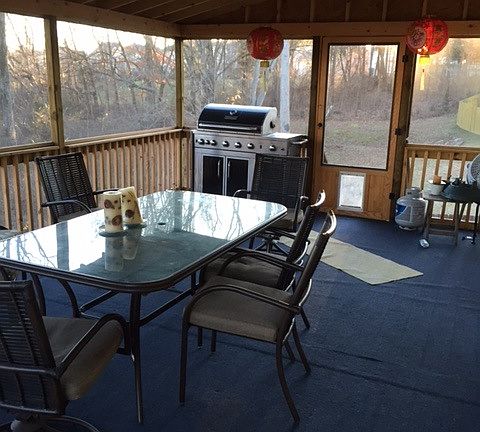 Covered Screened Deck 20x14