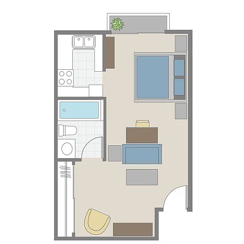 Floor plan Signature Studio