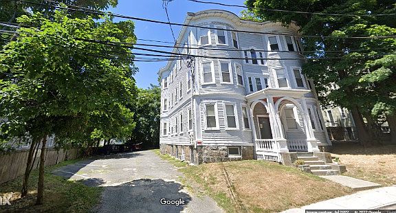 Outside front