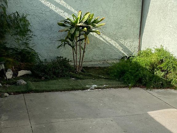 Courtyard near front door