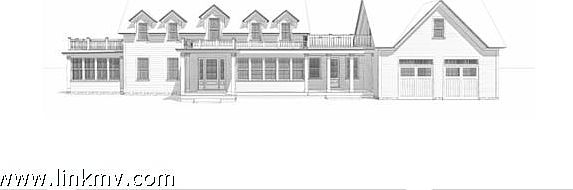 Front Exterior of house w/attached 2 car garage with finished space above