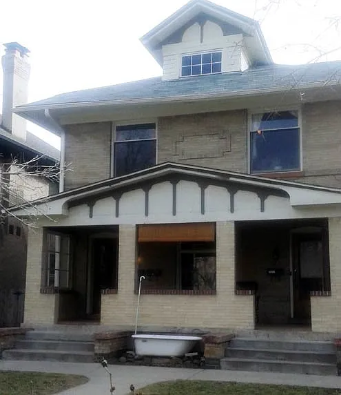 Exterior - the unit is the entire first floor of the house