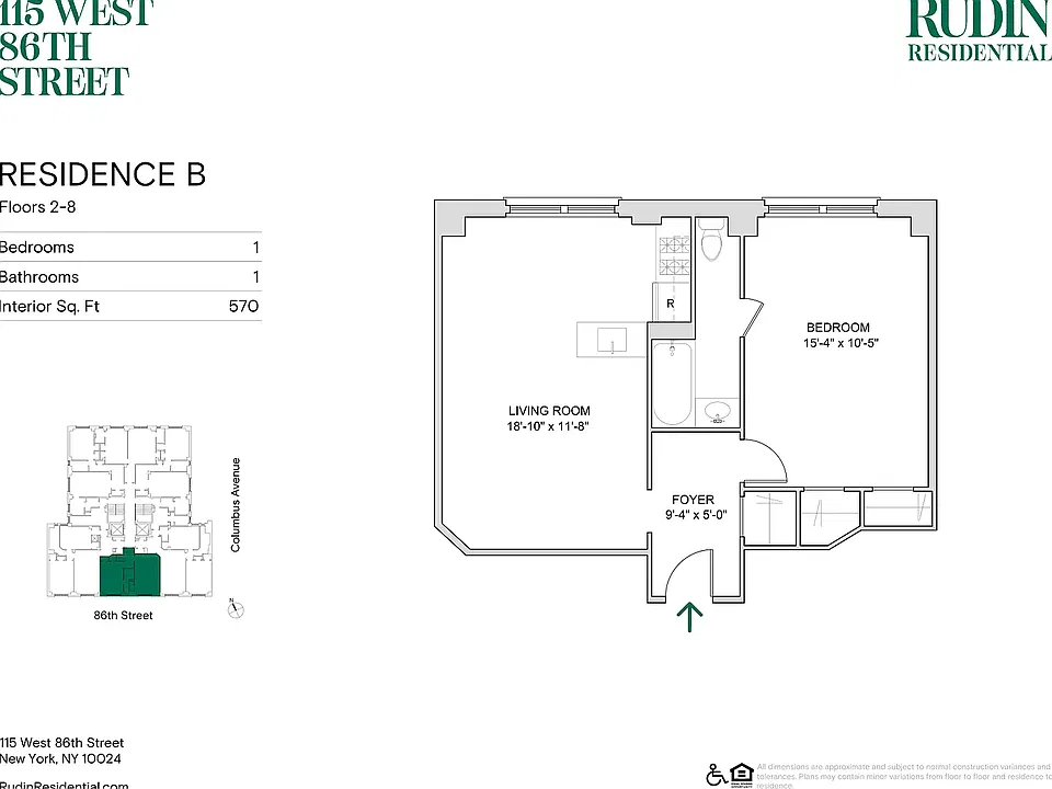 115 W 86th St #3B