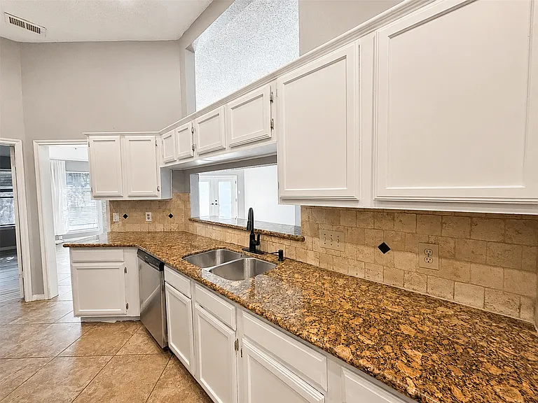 kitchen with new cabinet hinges