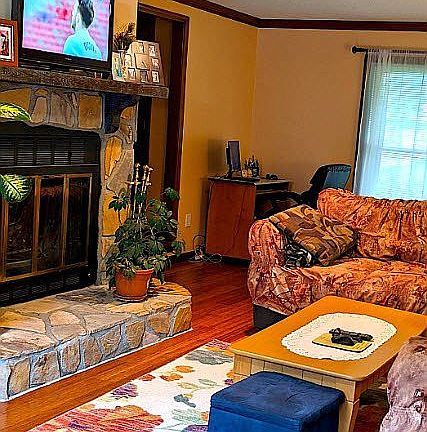 Family Room with Fireplace