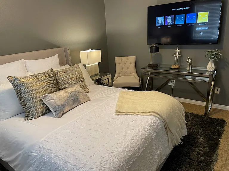 Fully furnished bedroom