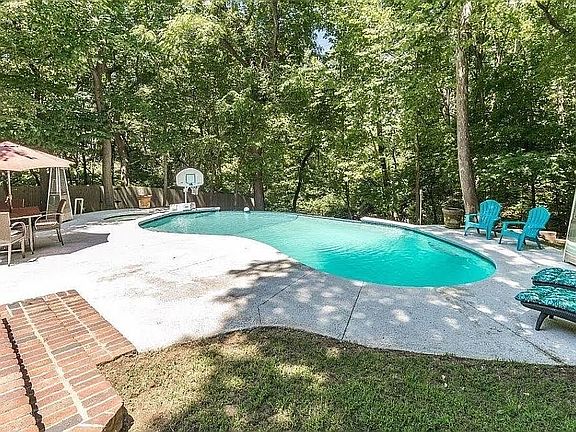 private resort-like backyard