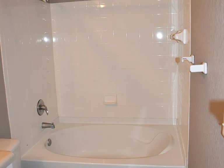 Oversized tubs and new flooring.
