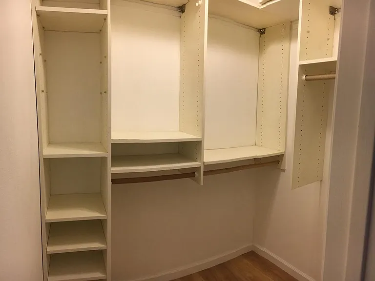 BIG walk-in closet. You can fit a dresser in here