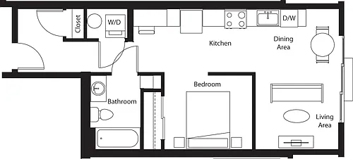 Floor plan Rapids A2