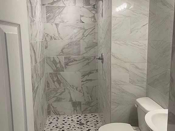 new shower in master bath
