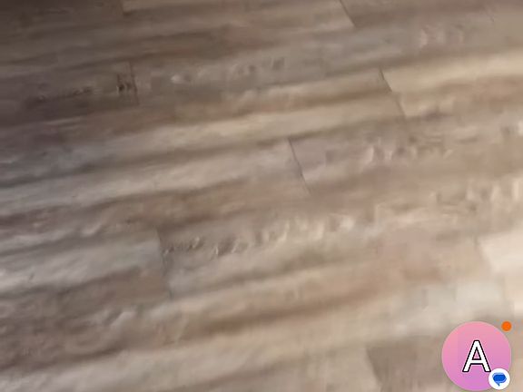 New flooring in bedroom and kitchen