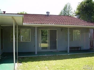 Rear of house
