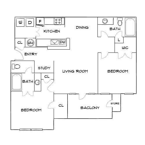 Floor plan Design 2A