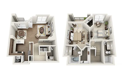 Floor plan Residence 8 Upgraded