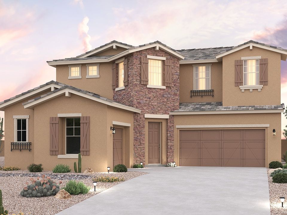Elevation B - Ranch Hacienda