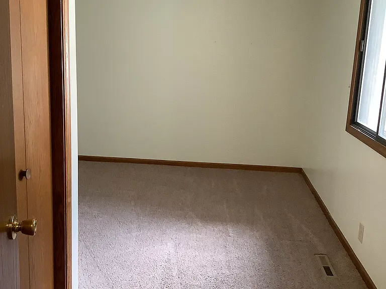 Main floor bedroom is adjoining laundry are and half bath