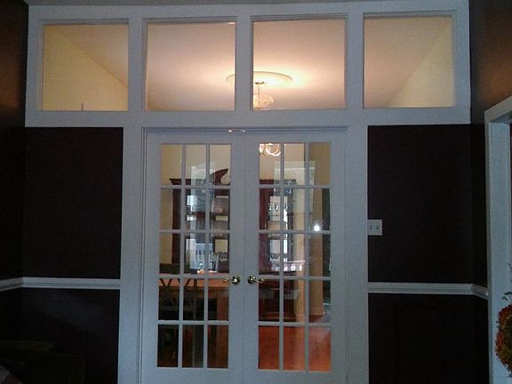 Newly remodeled French doors.
