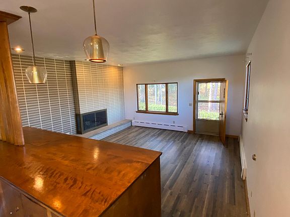 Sunken family room with private entry
