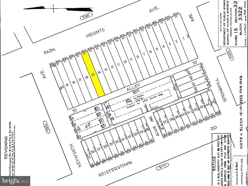 2nd image of 3828 Park Heights Ave