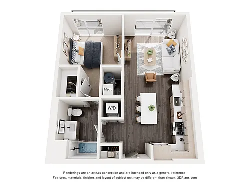 Floor plan A1 - alt2