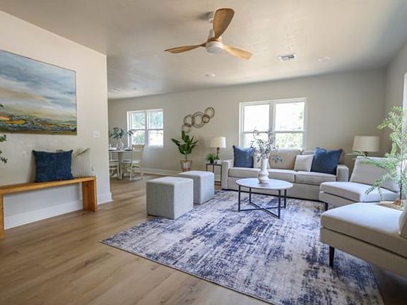 staged; furnishings are not included.