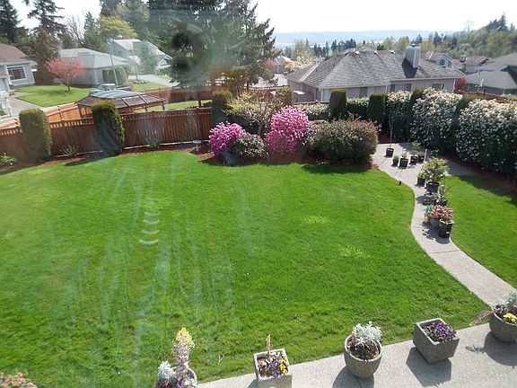 Back yard from Master bath