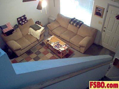 Living Room from Top of Stairs