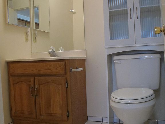 Vanity and Toilet.