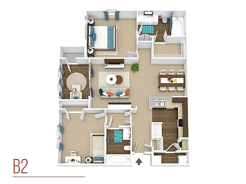 Floor plan B2