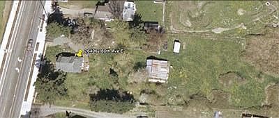 Ariel view of property
