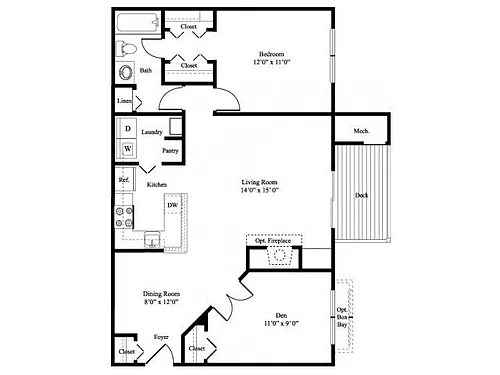 Floor plan A5 - The Briarwood