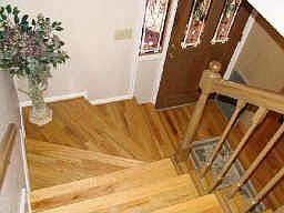 Wood staircase