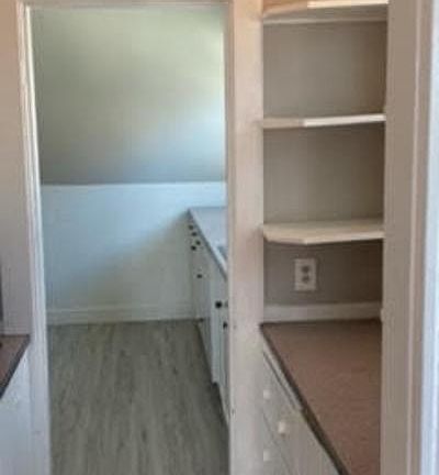 Pantry into kitchen