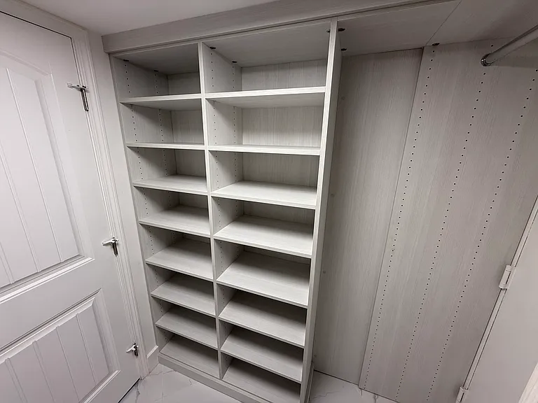 You would be the first to use this brand new WALK-IN CLOSET in the master bedroom which has a customizable LED light for your soft or bright lighting preference