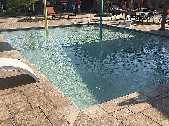 Kids Pool with pour fountain