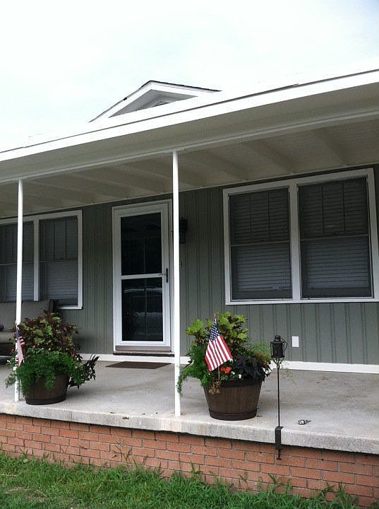 New Doors, fans on porch!